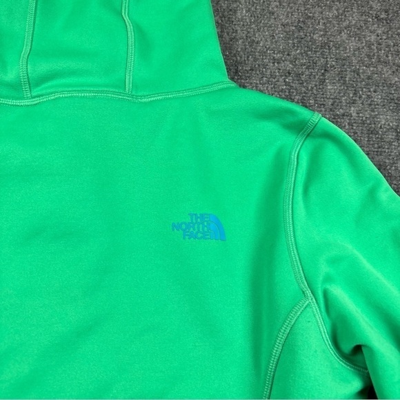 THE NORTH FACE Women’s Green/Blue Hooded Logo Sweatshirt Size: Medium - Picture 3 of 8